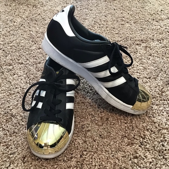adidas shoes with gold plate
